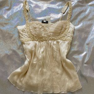Bebe Pearl Detailing Cami